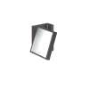 Axor Universal Rectangular Shaving Mirror In Brushed Black Chrome, 42649340