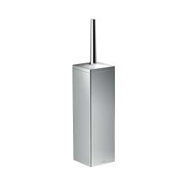 Axor Universal Rectangular Toilet Brush Holder, Wall-Mounted In Chrome, 42655000