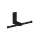 Axor Universal Rectangular Toilet Paper Holder Double In Matte Black, 42657670