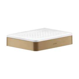 Axor Universal Softsquare Soap Dish In Brushed Bronze, 42803140