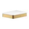 Axor Universal Softsquare Soap Dish In Brushed Gold Optic, 42803250