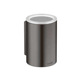 Axor Universal Circular Toothbrush Tumbler In Brushed Black Chrome, 42804340