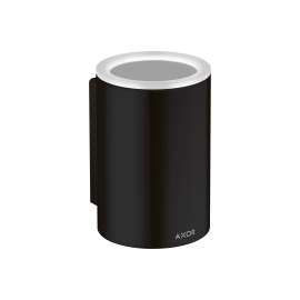 Axor Universal Circular Toothbrush Tumbler In Matte Black, 42804670