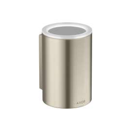 Axor Universal Circular Toothbrush Tumbler In Brushed Nickel, 42804820