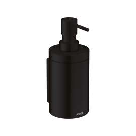 Axor Universal Circular Soap Dispenser In Matte Black, 42810670