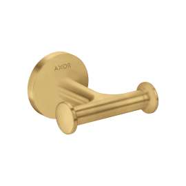Axor Universal Circular Double Hook In Brushed Gold Optic, 42812250