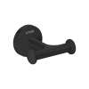 Axor Universal Circular Double Hook In Matte Black, 42812670