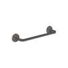 Axor Universal Circular Towel Bar, 12" In Brushed Black Chrome, 42813340