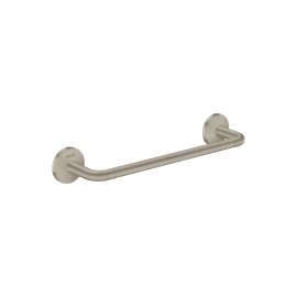 Axor Universal Circular Towel Bar, 12" In Brushed Nickel, 42813820