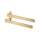Axor Universal Softsquare Dual Towel Bar In Brushed Gold Optic, 42821250