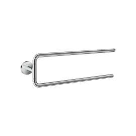Axor Universal Circular Double Towel Bar, 20" In Chrome, 42822000