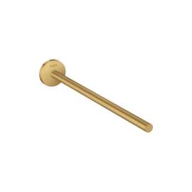 Axor Universal Circular Towel Bar, 14" In Brushed Gold Optic, 42826250