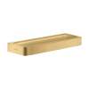 Axor Universal Softsquare Towel Bar 12" In Brushed Gold Optic, 42830250