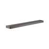 Axor Universal Softsquare Towel Bar 24" In Brushed Black Chrome, 42832340