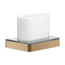 Axor Universal Softsquare Tumbler In Brushed Bronze, 42834140