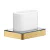 Axor Universal Softsquare Tumbler In Brushed Gold Optic, 42834250