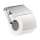 Axor Universal Softsquare Toilet Paper Holder With Cover In Chrome, 42836000