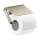 Axor Universal Softsquare Toilet Paper Holder With Cover In Polished Nickel, 42836830