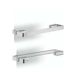 Axor Universal Softsquare Shower Door Handle In Chrome, 42837000