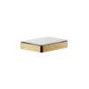 Axor Universal Softsquare Shelf 6" In Brushed Gold Optic, 42840250