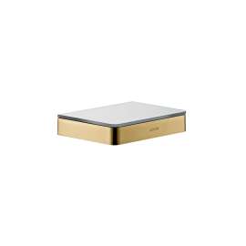 Axor Universal Softsquare Shelf 6" In Brushed Gold Optic, 42840250