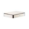 Axor Universal Softsquare Shelf 6" In Polished Nickel, 42840830