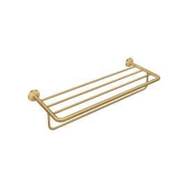 Axor Universal Circular Towel Rack, 24" In Brushed Gold Optic, 42843250