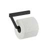 Axor Universal Softsquare Toilet Paper Holder Without Cover In Matte Black, 42846670