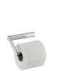 Axor Universal Softsquare Toilet Paper Holder Without Cover In Brushed Nickel, 42846820