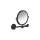 Axor Universal Circular Shaving Mirror In Matte Black, 42849670