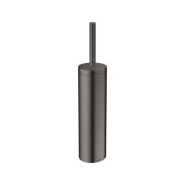 Axor Universal Circular Toilet Brush Holder In Brushed Black Chrome, 42855340