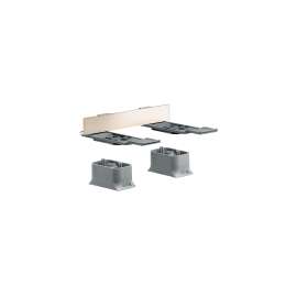 Axor Universal Softsquare Adapter Set In Brushed Bronze, 42870140