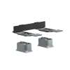Axor Universal Softsquare Adapter Set In Matte Black, 42870670