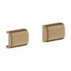 Axor Universal Softsquare Cover For Rail (2 Pieces) In Brushed Bronze, 42871140