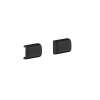 Axor Universal Softsquare Cover For Rail (2 Pieces) In Matte Black, 42871670