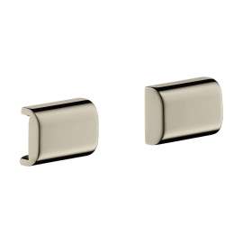 Axor Universal Softsquare Cover For Rail (2 Pieces) In Polished Nickel, 42871830