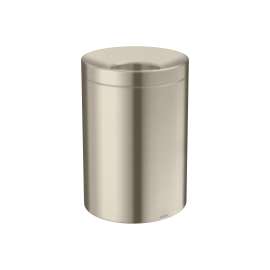 Axor Universal Circular Waste Bin In Brushed Nickel, 42872820