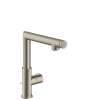 Axor Uno Single-Hole Faucet Select 220, 1.2 Gpm In Brushed Nickel, 45016821