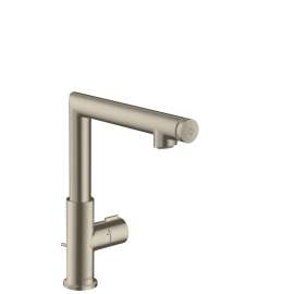 Axor Uno Single-Hole Faucet Select 220, 1.2 Gpm In Brushed Nickel, 45016821