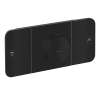 Axor One Thermostatic Module Trim For 2 Functions In Matte Black, 45712671