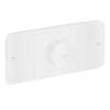 Axor One Thermostatic Module Trim For 2 Functions In Matte White, 45712701