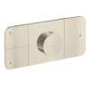 Axor One Thermostatic Module Trim For 3 Functions In Brushed Nickel, 45713821