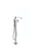 Axor Edge Freestanding Tub Filler Trim With 1.75 Gpm Handshower In Chrome, 46440001