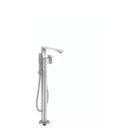 Axor Edge Freestanding Tub Filler Trim With 1.75 Gpm Handshower - Diamond Cut