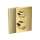 Axor Edge Thermostatic Trim With Volume Control And Diverter - Diamond Cut In Polished Gold Optic, 46761991