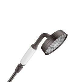 Axor Montreux Handshower 100 1-Jet, 1.8 Gpm In Brushed Black Chrome, 4695340