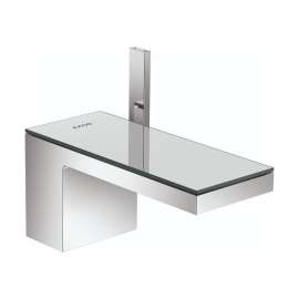 Axor Myedition Single-Hole Faucet 70, 1.2 Gpm In Chrome / Mirror Glass, 47010001