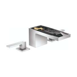 Axor Myedition Widespread Faucet 70 Without Plate, 1.2 Gpm In Chrome, 47052001