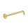 Axor Montreux Showerarm 15" In Brushed Gold Optic, 4746250