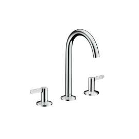 Axor One Widespread Faucet 170, 1.2 Gpm In Chrome, 48050001